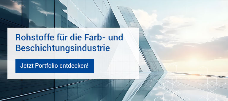 Header-mobile der Coatings Branchensite Moderne Glas- und Fassadenarchitektur bei Sonnenaufgang – symbolisiert innovative und nachhaltige Lösungen für die Lack- und Beschichtungsindustrie