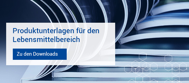 Produktunterlagen für den Lebensmittelbereich