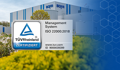 Ein wichtiger Meilenstein – und ein Ansporn – die ISO 22000 Zertifizierung